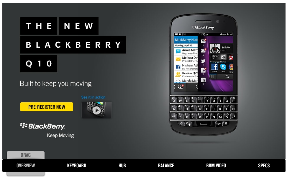 #BlackberryQ10 próximamente con Sprint #Blackberry10