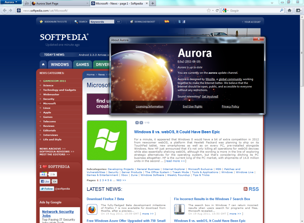Aurora key mapper download firefox