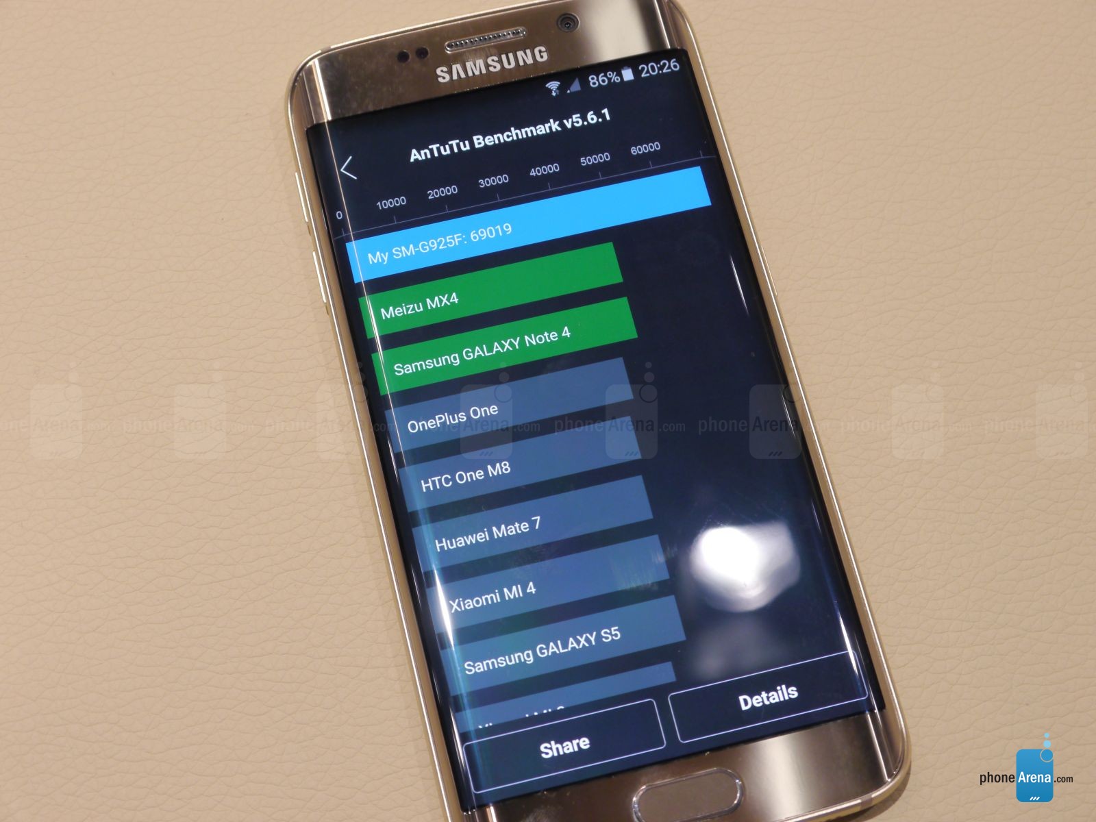 Samsung Galaxy Note 10 Антуту