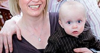 Image of a British couple who resorted to a screening technique to protect their son from a genetic disease