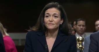 Sheryl Sandberg before the Senate Intelligence Committee