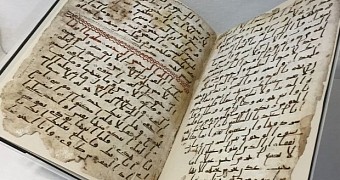 A photo of the manuscript