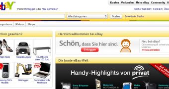 The German version of eBay hosted the auction