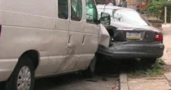 10-year-old steals van, crashes in into 5 parked vehicles