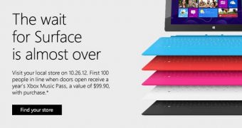 $100 (€77) Microsoft Giveaway to Get in Line for the Surface