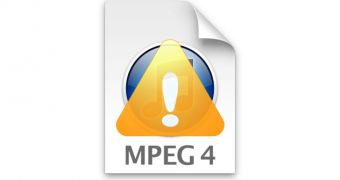 Corrupted mpeg 4 file (mockup)