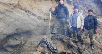 11-year old boy from Russia discovers the carcass of a very well preserved wooly mammoth