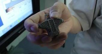 The 3D printed vertebra
