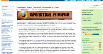 Spread Firefox - one of the website which promoted Firefox