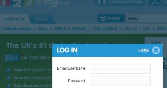 Login data is transmitted via an unsecured connection