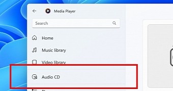 Audio CD support in Media Player