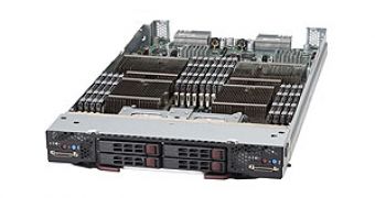 TwinBlade module from SuperMicro