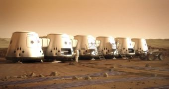 The proposed Mars One colony