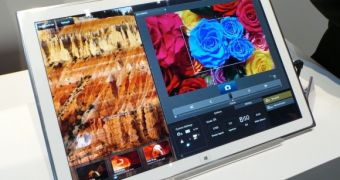 Panasonic 20-inch tablet at CES 2013