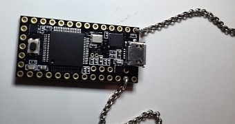 Teensy micro-controller programmed to emulate mouse and keyboard activity