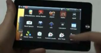 The AllView AllDro Android tablet