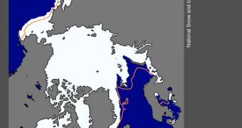Arctic sea ice extent on March 18 was 15.24 million square kilometers (5.88 million square miles)