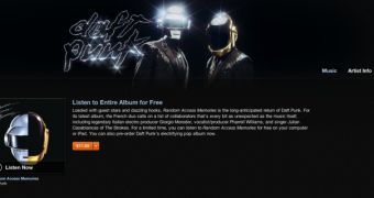 Daft Punk's "Random Access Memories" on iTunes