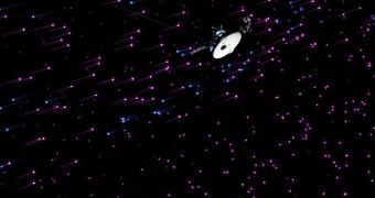 Voyager 1 in the magnetic highway