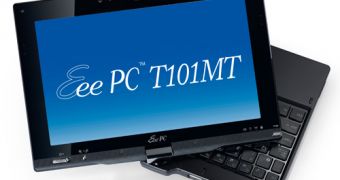 The ASUS Eee PC T101MT convertible tablet PC