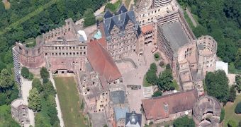 Aerial imagery for Heidelberg, Germany in Google Maps