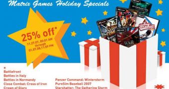 25% Discount - The Holiday Gift from Matrix Games
