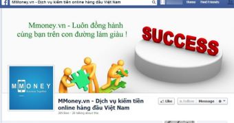 Screenshot of the Facebook page seeking partners