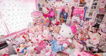 29-year-old woman in the UK is pretty much obsessed with Hello Kitty