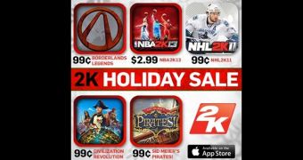 2K Games Holiday Sale ad