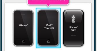 PwnageTool can effectively jailbreak iPhones and the second-generation iPod touch, but not the new, third-gen model; as shown in the screenshot below, PwnageTool's interface doesn't show signs of supporting an iPod touch 3G