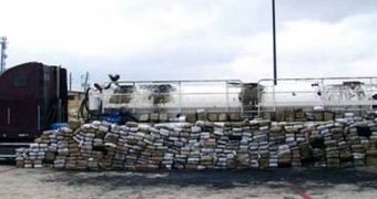 3.9 tons (7,800 pounds) of pot are found in a tanker in San Patricio County, Texas