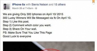 “300 iPhones Giveaway” Scam Is Active on Facebook