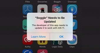 No support for 32-bit apps in iOS 11