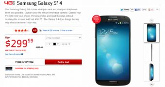 32GB Galaxy S4 now available at Verizon