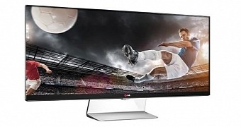 34-inch LG QHD monitor