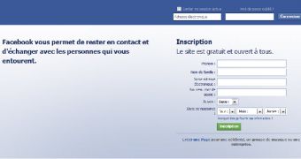 The phishing site perfectly replicates a legitimate Facebook page