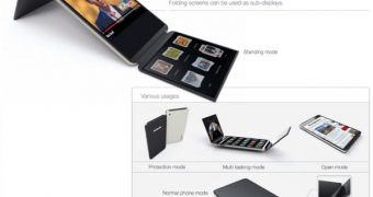 360 Compact Folding mobile phone