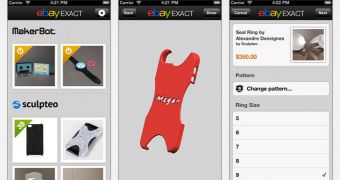 eBay Exact app screenshots