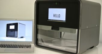 The Foodini 3D printer, one of several capable of serving meals
