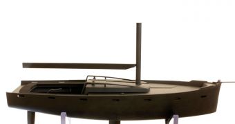 3D printed yacht model