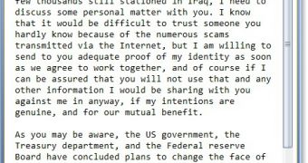 419 Scam: US Sergeant Stationed in Iraq Promises Millions
