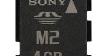 The 4GB Sony Memory Stick Micro (M2)