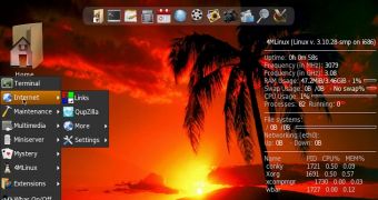 4MLinux 8.1 Beta desktop