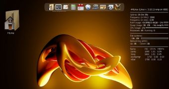 4MLinux Rescue Edition 7.1 Beta desktop
