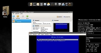 4MLinux 23.0 Core running in VirtualBox