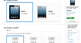 Apple online store screenshot