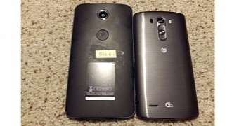 Motorola Shamu sized up against LG G3