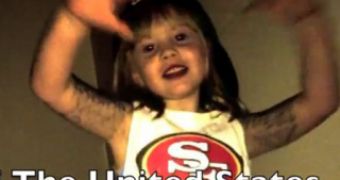 5-Year-Old Tattooed Girl Sings Rap Tribute to Kaepernick