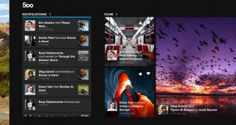500px offers full support for Windows 8.1