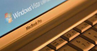MacBook Pro running Windows Vista